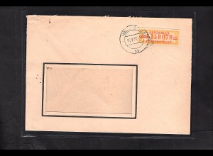 DDR. ZKD-Brief mit EF. Mi.-Nr. 17 F