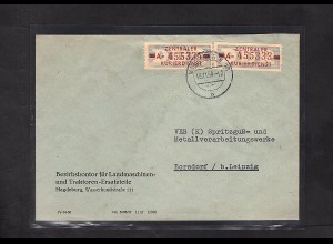 DDR. ZKD-Brief mit MeF. Mi.-Nr. 20 A II
