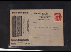 DR., Reklame-Karte Remington-Schreibmaschinen-GmbH, Mannheim.