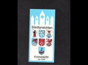 DDR - Gedenkblatt, Kreisstädte der DDR, D1983-3