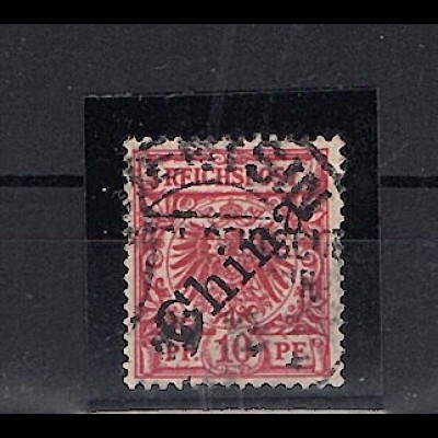 Deutsche Post in China 1898, Mi.-Nr. 3 Ib gestempelt, FA. Jäschke-L. BPP.
