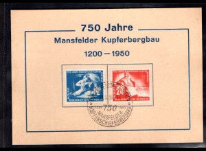 DDR Mi.-Nr. 273-274 mit ESST. auf Sonderpostkarte.