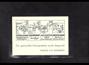 DR. Reklame-Karte, Sandoz A.-G. Nürnberg