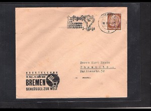 DR. Reklame-Brief, Bremen Ausstellung 1938