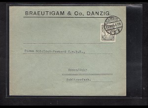 Danzig, Firmen -Fernbrief 