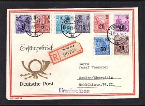 DDR. FDC Mi.-Nr. 435 - 442, FA.Mayer