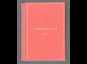 DDR., Karl-Marx Büchlein mit Karl-Marx-Sonderstempel