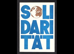 DDR - Gedenkblatt, Solidarität, B40-1988
