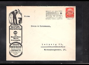 DR. Reklamebrief, Kleider-Fabrik H. Herde Leipzig.