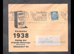 DR. Reklamebrief, Verlag der Froede-Kataloge, Düsseldorf