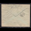Dt.-Besetzung 1. Weltkrieg,, Belgien Mi.-Nr. 25 aur R-Ausland-Brief mit Ak-St.