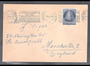 Berlin Auslandbrief mit EF. Mi.-Nr. 85 nach England.