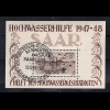 Saarland 1948, Mi.-Nr. Block 1 + 2 gestempelt, FA. GeigleBPP.