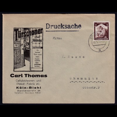 DR. Reklame-Brief, Celluidwaren, Carl Thomas, Köln