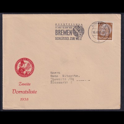 DR. Reklame-Brief, Ernst Wenke & Co, Bremen
