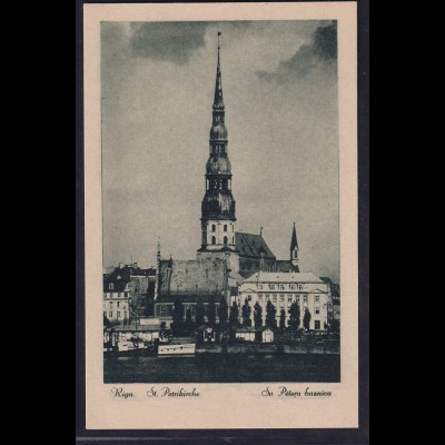 Ansichtskarten, Riga. St. Petrikirche ,nicht gelaufen.