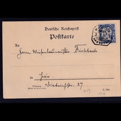 Privatpost, Hannover 1897, EF. Mi. -Nr. 19
