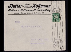 DR. Reklame-Brief, Butter- Haus Robert Hoffmann, Berlin