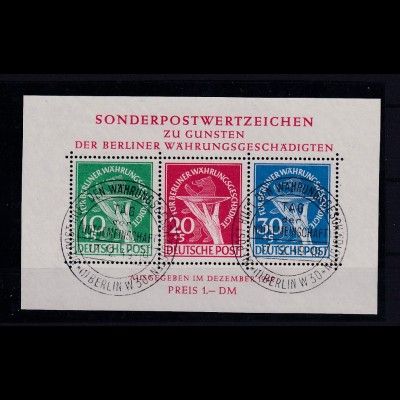 Berlin 1949, Blockausgabe, Mi.-Nr. Block 1 III, gestempelt, FA Schlegel