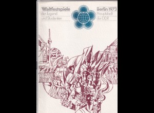 DDR - Gedenkblatt, Weltfestspiele der Jugend und Studenten, A8-1973 a