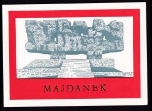 DDR - Gedenkblatt, Majdanek, B16-1980