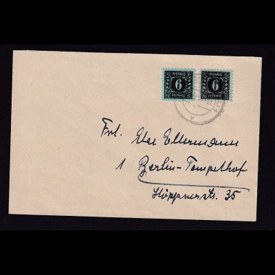SBZ.,Mecklenburg-Vorpommern, Mi-Nr. 8 y und 8x, auf Brief, Befund, Kramp.