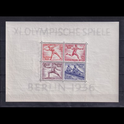 DR, XI. Olympische Spiele Berlin 1936, Mi.-Nr. Block 5 + 6, postfrisch