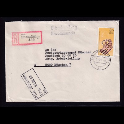 DDR. R-Brief mit EF 3328