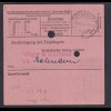 SBZ., Säch. Schwärzung, Postanweisung mit Me.F. AP. 791 von Oberlichtenau