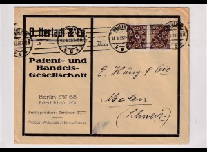 DR. Reklamebrief, Paten-und Handelsgesellschaft O. Hertach & Co. Berlin