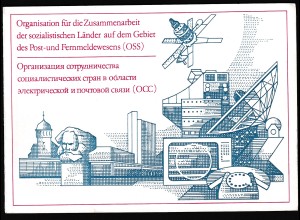 DDR - Gedenkblatt, " OSS - Ministerkonferenz " , B21-1982