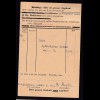 DR., Bestellkarte aus dem Arbeitslager Mackensen 
