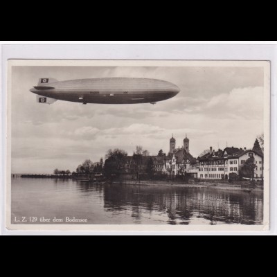 DR., Zeppelin-Karte LZ 129 