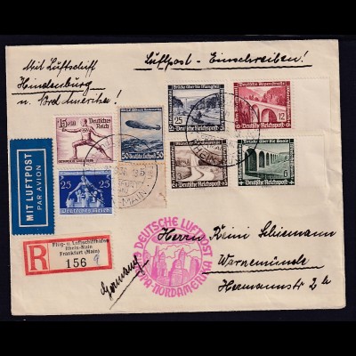 DR., Zeppelin-Brief Nordamerika Fahrt Si. 441c