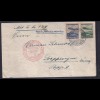 DR., Zeppelin-Brief Nordamerika Fahrt mit Mi.-Nr. 606 - 607