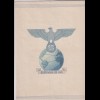 Dr. 1940 Schmuckblatt-Telegramm/Deutsche Reichspost/Luftfahrt ist not 1-2
