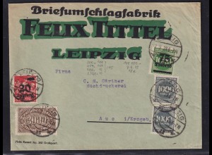 DR. Reklame-Brief, Briefumschlagfabrik Felix Tittel Leipzig 
