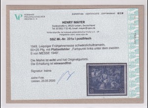 SBZ., Mi.-Nr. 231a I postfrisch, Befund. Mayer
