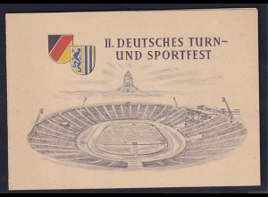 DDR - Gedenkblatt, II. Deutsches Turn- und Sportfest C2-1956 a