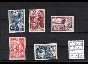 Sowjetunion, Mi.-Nr. 652-56 postfrisch.