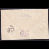 Danzig, Zepp-Brief mit Mi.-Nr. 251-255 Nordamerikafahrt, Si. 406 c