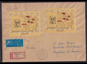 DDR., R-Luftpost-Auslandbrief mit MeF, Mi.Nr. BL 97