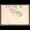 DR. Zeppelin-Brief Südamerikafahrt nach Brasil mit EF. Mi.-Nr. 535, Ak-St.