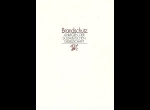 DDR - Gedenkblatt, Brandchutz, A4-1987